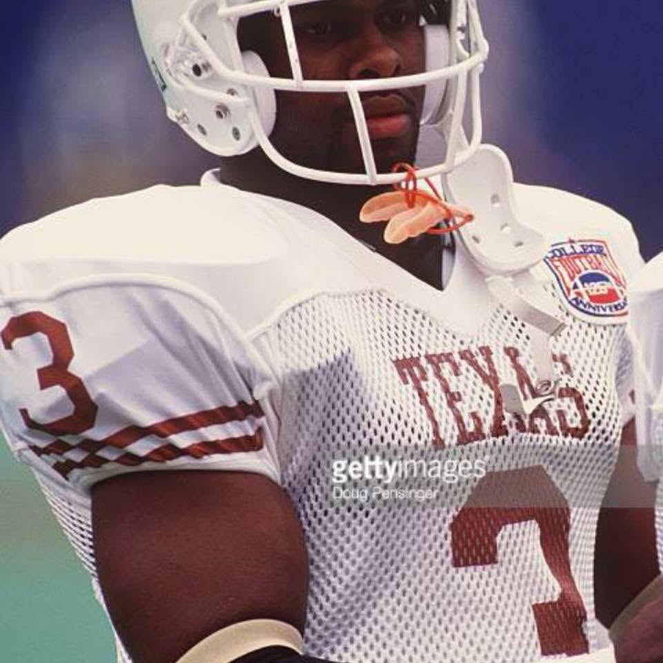 Rodrick Walker in his University of Texas uniform