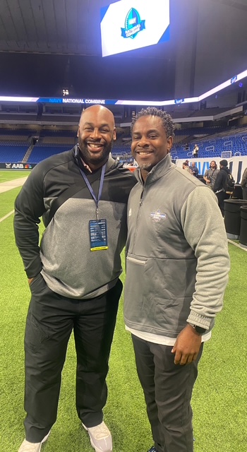 Rodrick Walker at the national football combine